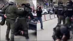 Αδιανόητη αστυνομική βία κατά 18χρονου στη Θεσσαλονίκη: Τον ξάπλωσαν στο δρόμο και τον χτυπούσαν στο κεφάλι (vid)