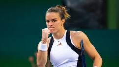 H Μαρία Σάκκαρη πανηγυρίζει