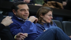 Στο ΟΑΚΑ ο Αλέξης Τσίπρας για το παιχνίδι του Παναθηναϊκού με την Μπαρτσελόνα 