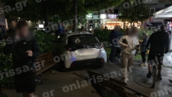 Πανικός στη Λάρισα: Αυτοκίνητο παρέσυρε άνδρα που καθόταν σε παγκάκι