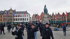 Οπαδοί του ΠΑΟΚ στο κέντρο του Μπριζ