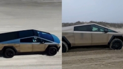 «Είναι παγίδα»: Τύπος πήγε σε πληντύριο αυτοκινήτων το Cybertruck της Tesla και το μετανιώσε (vid)