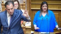 Άγρια κόντρα Γεωργιάδη - Κωνσταντοπούλου στη Βουλή: «Ούτε Pokemon προς αναζήτηση να ήταν...»