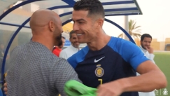 Ο Άμραμπατ με τον Κριστιάνο Ρονάλντο