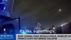Βαλτιμόρη: Βίντεο με τις πρώτες αντιδράσεις των αστυνομικών που έφτασαν στο σημείο κατάρρευσης της γέφυρας