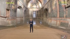 Ο Ευαγγελάτος «μπήκε» στη Μονή της Χώρας για να διαμαρτυρηθεί για την απόφαση του Ερντογάν να την κάνει τζαμί (vid)