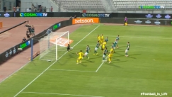 Κεφαλιά Φαμπιάνο και απόκρουση Λοντίγκιν