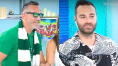 Συνεργάτης της Τσιμτσιλή πήγε στην εκπομπή με κασκόλ του Παναθηναϊκού: «Θέλει γιαούρτι», είπε ο Ολυμπιακός Φραγκολιάς (vid) 