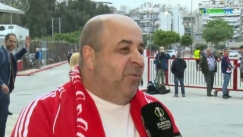 Στο «Γ. Καραϊσκάκης» ο Μάρκος Σεφερλής: «Φέτος είναι η χρονιά του Ολυμπιακού» (vid)