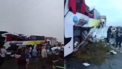 Τρομακτικό τροχαίο με τουλάχιστον 10 νεκρούς στη νότια Τουρκία: Λεωφορείο συγκρούστηκε με φορτηγό και δύο ΙΧ (vid)