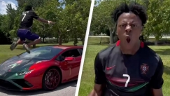 Το τερμάτισε ο YouTuber IShowSpeed: Πήδηξε πάνω από κινούμενη Lamborghini και «έφαγε» κράξιμο (vid)