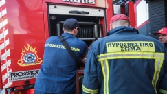 Φωτιά στο παλιό Ολυμπιακό Κέντρο Beach Volley 
