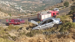 Χανιά: Αυτοκίνητο έπεσε σε γκρεμό 10 μέτρων, απεγκλωβίστηκε ο οδηγός