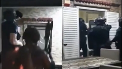 Βίντεο ντοκουμέντο από τα «ντου» της ΕΛ.ΑΣ σε οικισμούς της Αττικής: «Πέστε κάτω όλοι!»