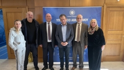  Συνάντηση της νέας διοίκησης της ομοσπονδίας πινγκ πονγκ με τον Γιάννη Βρούτση