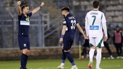 Οι παίκτες της Λαμίας πανηγυρίζουν επί του Παναθηναϊκού