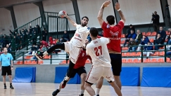 Ο αρχηγός της ομάδας χάντμπολ του Ολυμπιακού, Πέτρος Κανδύλας