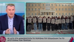 Λιάγκας για Τέμπη: «Δεν πα’ να ρίξουμε τον Μητσοτάκη και να αλλάξουμε κυβέρνηση, την αλήθεια δεν θα την μάθουμε ποτέ» (vid)