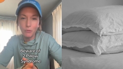 Ειδικός εξηγεί γιατί δεν πρέπει να χρησιμοποιείτε δύο μαξιλάρια όταν κοιμάστε (vid)