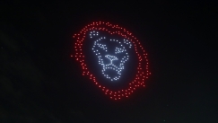 Το drone show του Ολυμπιακού