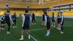 Η προπόνηση της ΑΕΚ