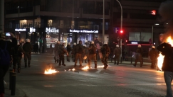 Επεισόδια με μολότοφ στην Θεσσαλονίκη στο συλλαλητήριο για τα Τέμπη (vid)