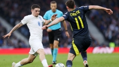 Ο Χρήστος Ζαφείρης στο Σκωτία-Ελλάδα 0-3