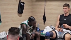 Ο Κέντρικ Ναν του Παναθηναϊκού στα αποδυτήρια 