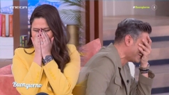 Επική γκέλα Ουγγαρέζου: Αναφέρθηκε σε επέμβασή του ξεχνώντας ότι η εκπομπή είναι μαγνητοσκοπημένη (vid)