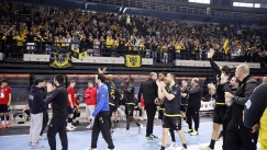 Η ΑΕΚ κατέληξε στη «Sunel Arena» για τον πρώτο τελικό με την Αλκαλόιντ στο EHF European Cup