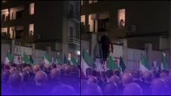 Νεοφασίστες έκαναν μαζική συγκέντρωση στο Μιλάνο και οι γείτονες έβαλαν το «Bella Ciao» στα μεγάφωνα (vid)