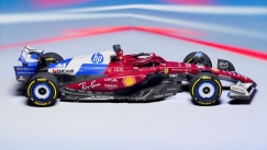 Χάμιλτον και Λεκλέρ αποκάλυψαν τη νέα Ferrari για το Grand Prix Μαϊάμι (vid)