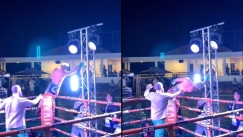 Μποξέρ “χτυπήθηκε” από ρεύμα μετά τη νίκη του – Βούτηξε σε πισίνα αφού έμεινε αναίσθητος! (vid)