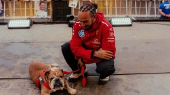 Ο Χάμιλτον αποκάλυψε ότι ο σκύλος του έχει χάσει την ακοή του (vid) 