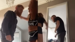 Live εκδίκηση: Τον έπιασε με την κολλητή της στον καναπέ, τον έδειρε άγρια