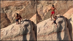 Σάλος με Αμερικανό YouTuber: Έριξε τον 7χρονο γιο του από ψηλό βράχο για να τον κάνει να ξεπεράσει τον φόβο του (vid)