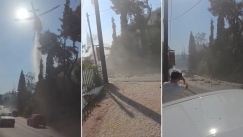 Τρομακτικό σκηνικό στην Πάτρα με ελικόπτερο πυρόσβεσης, δέντρο και φορτηγάκι: «Πωπωπω, τον σκότωσε!» (vid)