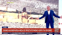 Αγανάκτησε ο Ευαγγελάτος με λουόμενη που έκανε ηλιοθεραπεία σε χώρο που γεννούν χελώνες: «Είναι δυνατόν;» (vid)