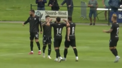 Οι παίκτες του ΟΦΗ πανηγυρίζουν στο φιλικό με την Άλκμααρ