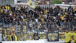 Οι οπαδοί της ΑΕΚ στη Λιβαδειά