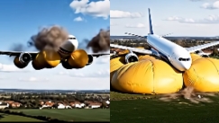 Επαναστατική ιδέα: Γιγάντια airbags που υπόσχονται «αεροπλάνα ατρόμητα σε συντριβές»