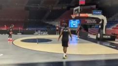 Από την προπόνηση του Ολυμπιακού 