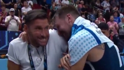 Ο Λούκα Ντόντσιτς με τον Ρούντι Φερνάντεθ 