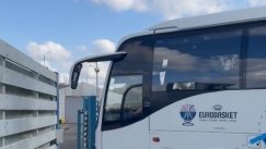 Το πούλμαν με την αποστολή της Εθνικής 