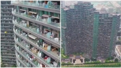 Το κινεζικό «τέρας» κατοικιών στην Κίνα: Η πολυκατοικία που στεγάζει 20.000 ανθρώπους και μοιάζει με ολόκληρη πόλη (vid)