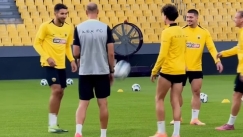 Η προπόνηση της ΑΕΚ στην OPAP Arena