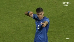 Ο Τζίμας το 0-1 για την Ελλάδα στη Λετονία