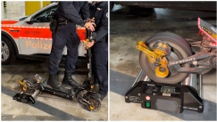 Οι αστυνομικοί καταδίωξαν αναβάτη ηλεκτρικού πατινιού και τρελάθηκαν με την τελική του ταχύτητα (vid)