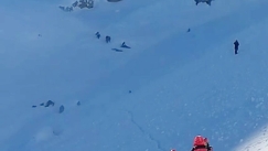 Βαρδούσια: Η στιγμή της ανάσυρσης των τεσσάρων νεκρών ορειβατών με το ελικόπτερο