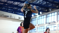 Η Έλενα Κερλίδη με τη φανέλα του ΠΑΟΚ